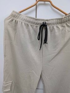 Beige Joggers