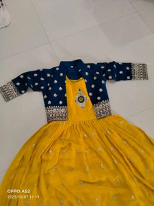 Girls Ethnic Dress with Jacket