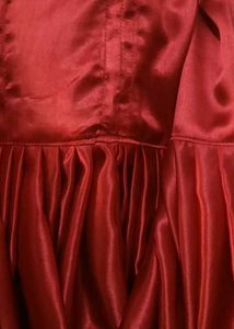 Red Satin Salwar Suit