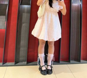 Pink Jacquard Mini Dress