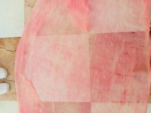 Peach Chiffon Dupatta