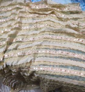 Beautiful Golden Dupatta For Women.