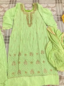 Elegant Green Kurta Set