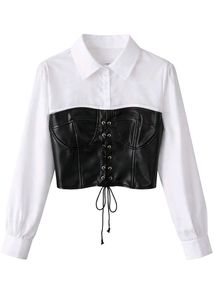 Stylish Black Corset Top