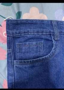 Wide Leg Dark Wash Denim Jeans