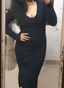 Elegant Black Bodycon Dress