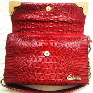 Red Leather Handbag