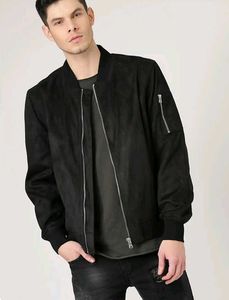 Men's Black premium Bomber Jacket