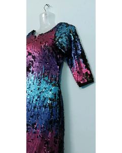 Multicolor Designer Rainbow Dress