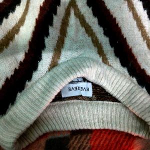 Striped V-Neck Sweater