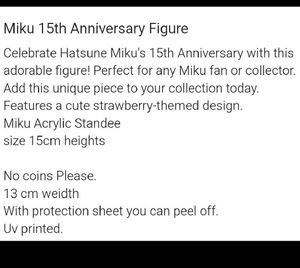 Hatsune Miku 15th Anniversary Figure