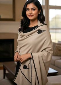 Kashmiri Shawl Ivory