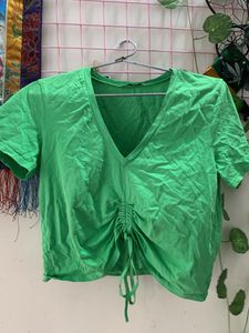 Zara Green Croptop