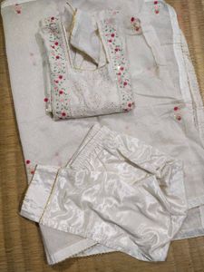 Elegant White Kurta Set