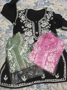 Reyon Lucknow Chikkari Short Top