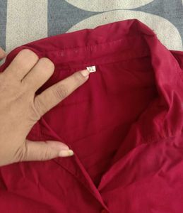 Mahroon Shirt For Women