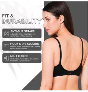 Comfortable Nursing Bras - 3 Pack