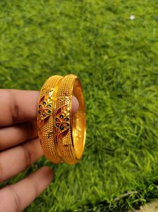 Gold Plated Bangle Set