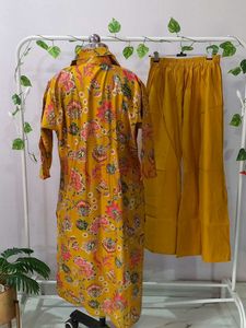 Brand New Mustard Floral Coord Set