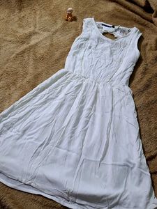 Mini White Dress