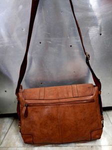 Leather Messenger Bag