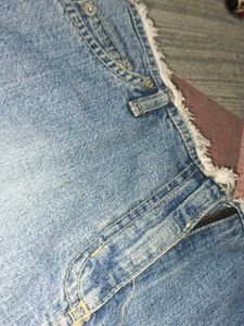Denim Mini Skirt