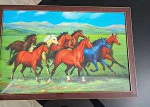 3D Picture Of Horses