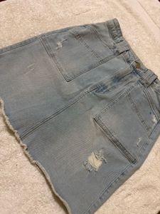 Denim Blue Skirt