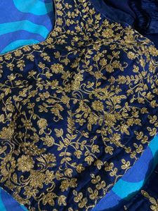 Elegant Golden Zari Lehenga For Sale