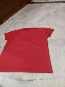 Red Graphic Bear Tee