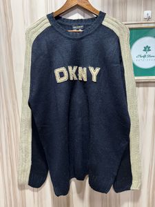 DKNY Vintage Black Crewneck Sweater