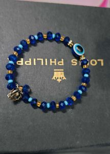 Blue Beaded Bracelet