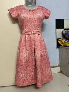 Pintrest Floral Print Fit &amp; Flare Dress