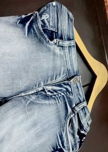 Grey Color Denim Jeans For 4- 5 Year Girl
