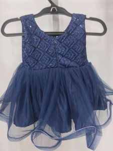 Cute Blue Party Dress