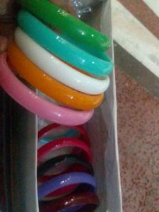 Pack Of 12 Colorful Bangles