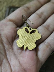 Gorgeous Meenakari Brass Butterfly Earrings