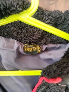 Stylish Boys Black Quilted Jacket