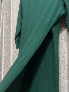 Green Midi Long Top