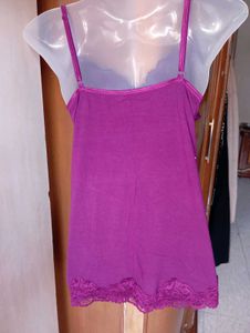 Purple Lace Cami Top