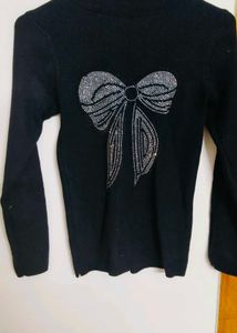 Black Bow Sweater