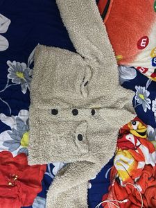 Cozy Beige Fleece Jacket