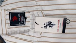 Striped US Polo Shirt New Size M,L