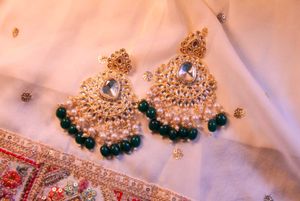 Colorful Kundan Earrings