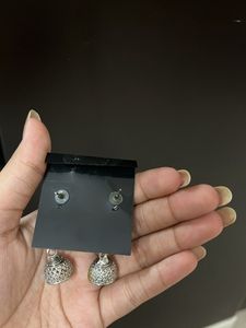 Oxidised Jhumkas.