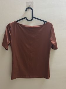 Boat neck formal wear top