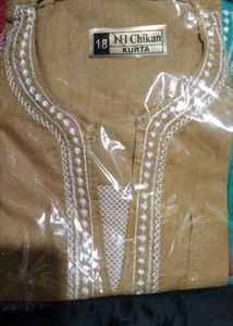 NH Chikan Kurta - Size 18