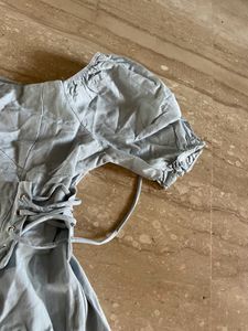 Blue Cowboy Dress Small