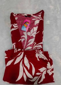 🔥Dressberry 2 Piece Printed Linen Short &amp; Shrug