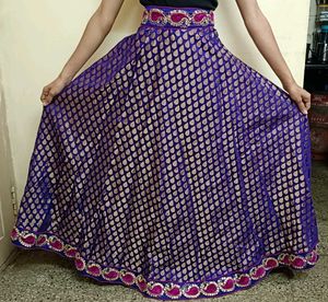 Elegant Purple Skirt